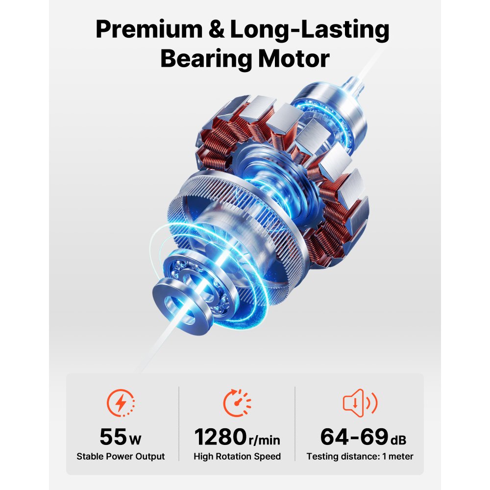 Ανεμιστήρας δαπέδου υψηλής ταχύτητας VEVOR 40 cm, βιομηχανικός ανεμιστήρας δαπέδου 1450 CFM με λαβή, ταλάντωση 75°, ρυθμιζόμενο ύψος 3 ταχυτήτων, μεταλλικός, κατασκευασμένος για επαγγελματικούς χώρους, γκαράζ, εργαστήριο, σπίτι, ασημί Ανεμιστήρας δαπέδου υψηλής ταχύτητας VEVOR 40 cm, βιομηχανικός ανεμιστήρας δαπέδου 1450 CFM με λαβή, ταλάντωση 75°, ρυθμιζόμενο ύψος 3 ταχυτήτων, μεταλλικός, κατασκευασμένος για επαγγελματικούς χώρους, γκαράζ, εργαστήριο, σπίτι, ασημί