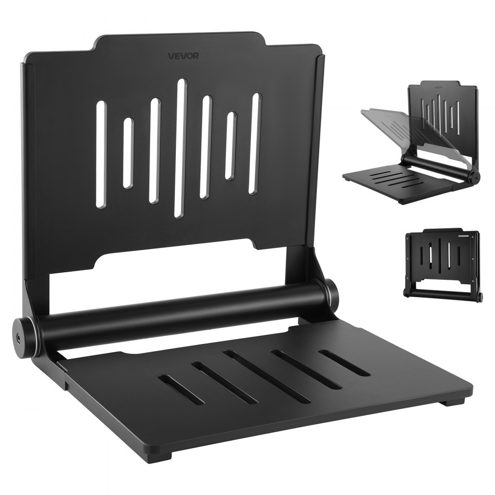 Πτυσσόμενο κάθισμα ντους VEVOR για τοποθέτηση στον τοίχο, πτυσσόμενος πάγκος ντους 452 mm με υποστηρικτική πλάτη, πλαστικό πτυσσόμενο κάθισμα διαδρόμου μπάνιου με πλαίσιο από ανοξείδωτο ατσάλι για ενήλικες και ηλικιωμένους, φόρτωση 180 kg Πτυσσόμενο κάθισμα ντους VEVOR για τοποθέτηση στον τοίχο, πτυσσόμενος πάγκος ντους 452 mm με υποστηρικτική πλάτη, πλαστικό πτυσσόμενο κάθισμα διαδρόμου μπάνιου με πλαίσιο από ανοξείδωτο ατσάλι για ενήλικες και ηλικιωμένους, φόρτωση 180 kg