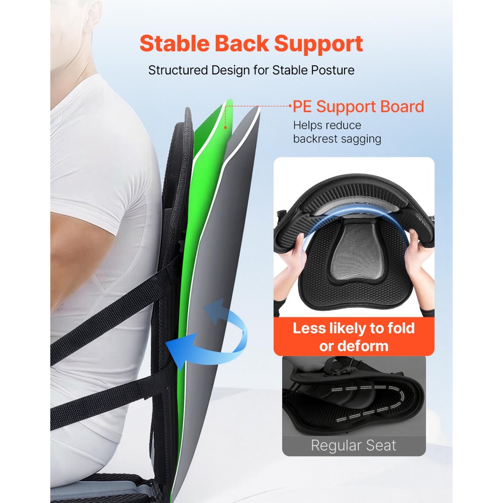 Κάθισμα καγιάκ VEVOR, 1 πακέτο πάχους 12 mm, Κάθισμα σανίδας γενικής χρήσης με στήριξη πλάτης, Μαλακό μαξιλάρι καθίσματος στην κορυφή με τσάντα αποθήκευσης και ρυθμιζόμενους ιμάντες για SUP, κανό, σκάφος ψαρέματος, φουσκωτό καγιάκ Κάθισμα καγιάκ VEVOR, 1 πακέτο πάχους 12 mm, Κάθισμα σανίδας γενικής χρήσης με στήριξη πλάτης, Μαλακό μαξιλάρι καθίσματος στην κορυφή με τσάντα αποθήκευσης και ρυθμιζόμενους ιμάντες για SUP, κανό, σκάφος ψαρέματος, φουσκωτό καγιάκ