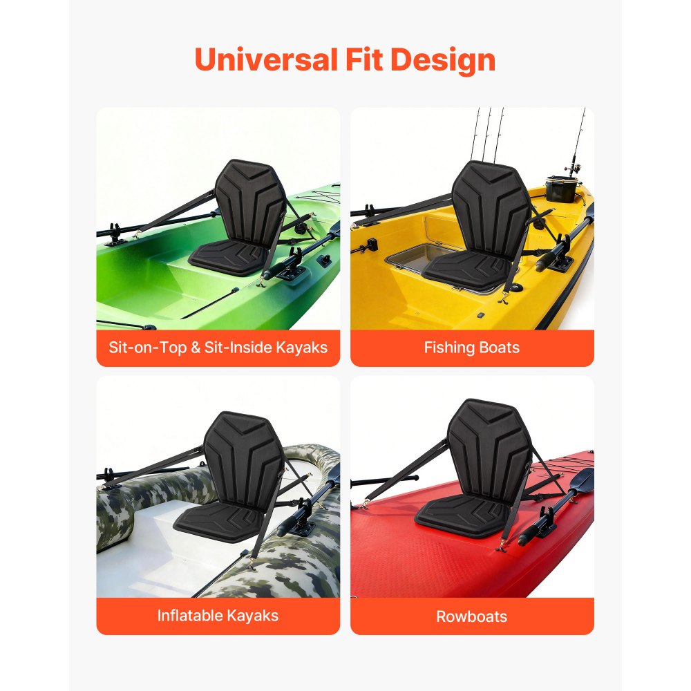 Κάθισμα καγιάκ VEVOR, 1 πακέτο πάχους 31 mm, Κάθισμα σανίδας γενικής χρήσης με υποστήριξη πλάτης, Εξαγωνικό μαλακό μαξιλάρι καθίσματος στην κορυφή με τσάντα αποθήκευσης και ρυθμιζόμενους ιμάντες για SUP, καγιάκ ψαρέματος/φουσκωτό Κάθισμα καγιάκ VEVOR, 1 πακέτο πάχους 31 mm, Κάθισμα σανίδας γενικής χρήσης με υποστήριξη πλάτης, Εξαγωνικό μαλακό μαξιλάρι καθίσματος στην κορυφή με τσάντα αποθήκευσης και ρυθμιζόμενους ιμάντες για SUP, καγιάκ ψαρέματος/φουσκωτό