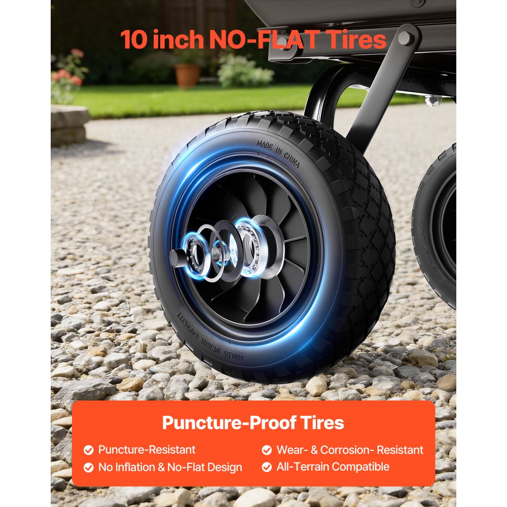 Καρότσι απορριμμάτων κήπου VEVOR, καρότσι πολυαιθυλενίου 272 kg, καρότσια κήπου, καρότσι απορριμμάτων με μηχανισμό γρήγορης απορριμματοσυλλογής 90°, περιστρεφόμενους τροχούς 180°, εύκαμπτα περιστρεφόμενα ρουλεμάν 270°, καρότσι κήπου για φυτά, έδαφος, καλλιέργειες Καρότσι απορριμμάτων κήπου VEVOR, καρότσι πολυαιθυλενίου 272 kg, καρότσια κήπου, καρότσι απορριμμάτων με μηχανισμό γρήγορης απορριμματοσυλλογής 90°, περιστρεφόμενους τροχούς 180°, εύκαμπτα περιστρεφόμενα ρουλεμάν 270°, καρότσι κήπου για φυτά, έδαφος, καλλιέργειες