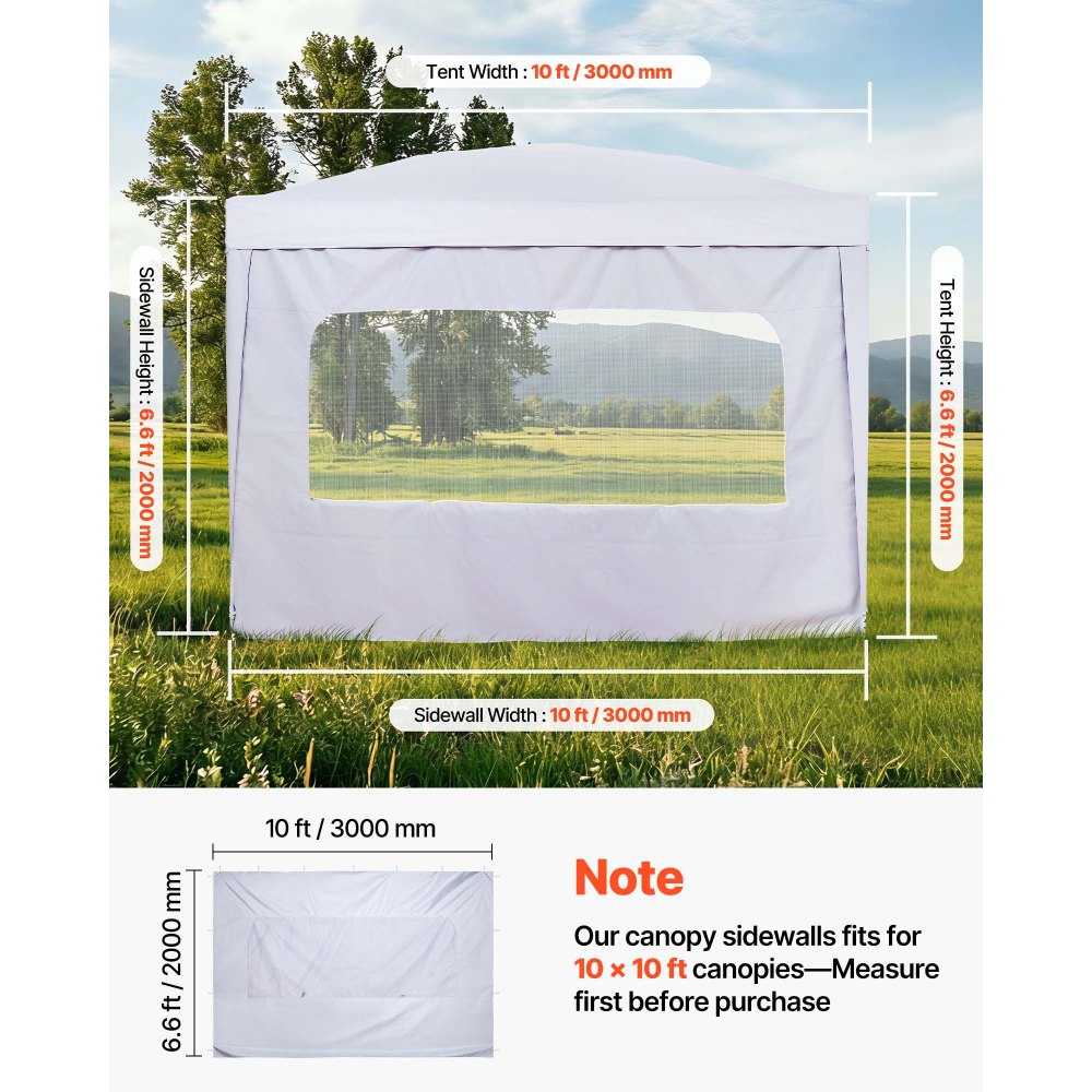 Πλευρικά τοιχώματα VEVOR με στέγαστρο, κατάλληλα για σκηνή με αναδυόμενη τέντα 3 x 3 m, πλαϊνά τοιχώματα σκηνής με αδιάβροχη προστασία και στρώμα προστασίας από το ηλιακό φως για σκηνές εξωτερικών εκδηλώσεων, περίπτερα πωλητών, κάμπινγκ (μόνο 1 πλευρικό τοίχωμα, λευκό) Πλευρικά τοιχώματα VEVOR με στέγαστρο, κατάλληλα για σκηνή με αναδυόμενη τέντα 3 x 3 m, πλαϊνά τοιχώματα σκηνής με αδιάβροχη προστασία και στρώμα προστασίας από το ηλιακό φως για σκηνές εξωτερικών εκδηλώσεων, περίπτερα πωλητών, κάμπινγκ (μόνο 1 πλευρικό τοίχωμα, λευκό)