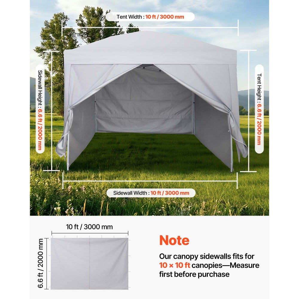 Πλευρικά τοιχώματα VEVOR με στέγαστρο, κατάλληλα για σκηνή με αναδυόμενο στέγαστρο 3 x 3 m, πλαϊνά τοιχώματα σκηνής με αδιάβροχο και προστατευτικό στρώμα από το ηλιακό φως για σκηνές εξωτερικών εκδηλώσεων, περίπτερα πωλητών, κάμπινγκ (μόνο 4 πλαϊνά τοιχώματα, λευκά) Πλευρικά τοιχώματα VEVOR με στέγαστρο, κατάλληλα για σκηνή με αναδυόμενο στέγαστρο 3 x 3 m, πλαϊνά τοιχώματα σκηνής με αδιάβροχο και προστατευτικό στρώμα από το ηλιακό φως για σκηνές εξωτερικών εκδηλώσεων, περίπτερα πωλητών, κάμπινγκ (μόνο 4 πλαϊνά τοιχώματα, λευκά)