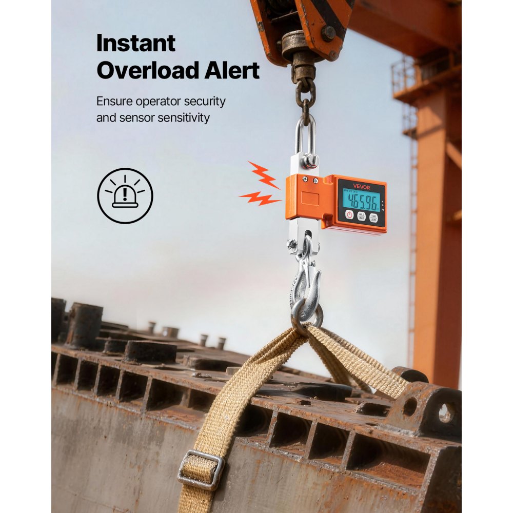 Ψηφιακή ζυγαριά γερανού VEVOR, μέγιστη χωρητικότητα 1100 lbs/500 kg, βαρέως τύπου βιομηχανική κρεμαστή ζυγαριά με θήκη από χυτό αλουμίνιο και οθόνη LCD, διαίρεση 100 g και διακόπτη 3 μονάδων, ρύθμιση αυτόματης απενεργοποίησης για γκαράζ Ψηφιακή ζυγαριά γερανού VEVOR, μέγιστη χωρητικότητα 1100 lbs/500 kg, βαρέως τύπου βιομηχανική κρεμαστή ζυγαριά με θήκη από χυτό αλουμίνιο και οθόνη LCD, διαίρεση 100 g και διακόπτη 3 μονάδων, ρύθμιση αυτόματης απενεργοποίησης για γκαράζ
