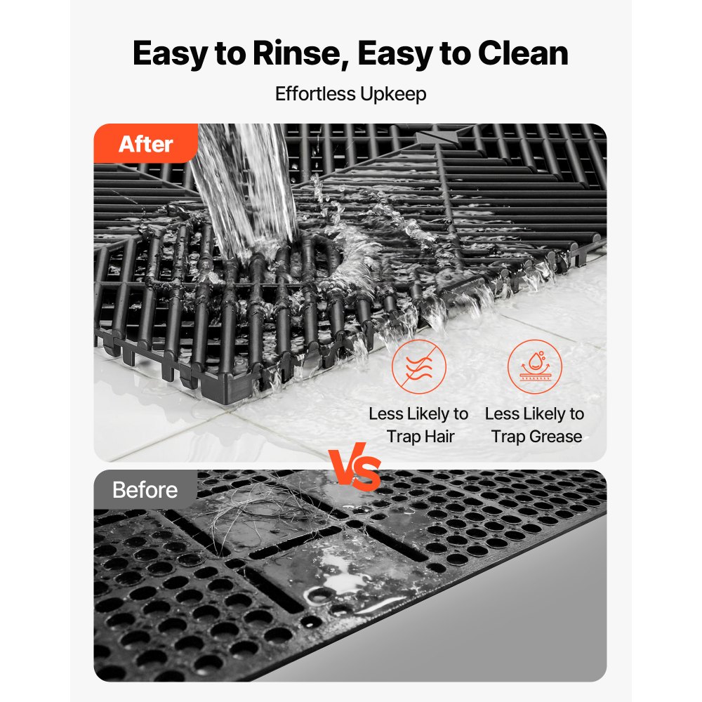 Πατάκια Αποστράγγισης VEVOR με Αλληλοσύνδεση, 310 x 310 mm, Πλακάκια Δαπέδου Γκαράζ με Αρθρωτά Πλακάκια Δαπέδου Αποστράγγισης PP, Αυτοαποστραγγιζόμενα, Εύκολη Εγκατάσταση, για Μπάνιο, Κουζίνα, Πισίνα & Εξωτερικούς Χώρους, Μαύρο, Συσκευασία των 50 τεμαχίων Πατάκια Αποστράγγισης VEVOR με Αλληλοσύνδεση, 310 x 310 mm, Πλακάκια Δαπέδου Γκαράζ με Αρθρωτά Πλακάκια Δαπέδου Αποστράγγισης PP, Αυτοαποστραγγιζόμενα, Εύκολη Εγκατάσταση, για Μπάνιο, Κουζίνα, Πισίνα & Εξωτερικούς Χώρους, Μαύρο, Συσκευασία των 50 τεμαχίων