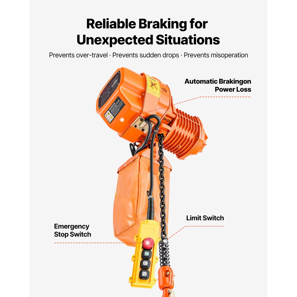 Ηλεκτρική γερανογέφυρα VEVOR 500 kg, ύψος ανύψωσης 6 m, τριφασική γερανογέφυρα με ασύρματο τηλεχειριστήριο 100 m & ενσύρματο τηλεχειριστήριο 4,5 m, μονή γερανογέφυρα G80 για εργοστάσια, αποθήκες, γκαράζ Ηλεκτρική γερανογέφυρα VEVOR 500 kg, ύψος ανύψωσης 6 m, τριφασική γερανογέφυρα με ασύρματο τηλεχειριστήριο 100 m & ενσύρματο τηλεχειριστήριο 4,5 m, μονή γερανογέφυρα G80 για εργοστάσια, αποθήκες, γκαράζ