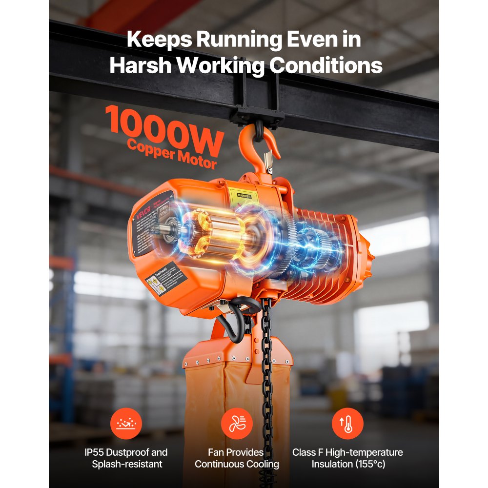 Ηλεκτρική γερανογέφυρα VEVOR 500 kg, ύψος ανύψωσης 6 m, τριφασική γερανογέφυρα με ασύρματο τηλεχειριστήριο 100 m & ενσύρματο τηλεχειριστήριο 4,5 m, μονή γερανογέφυρα G80 για εργοστάσια, αποθήκες, γκαράζ Ηλεκτρική γερανογέφυρα VEVOR 500 kg, ύψος ανύψωσης 6 m, τριφασική γερανογέφυρα με ασύρματο τηλεχειριστήριο 100 m & ενσύρματο τηλεχειριστήριο 4,5 m, μονή γερανογέφυρα G80 για εργοστάσια, αποθήκες, γκαράζ