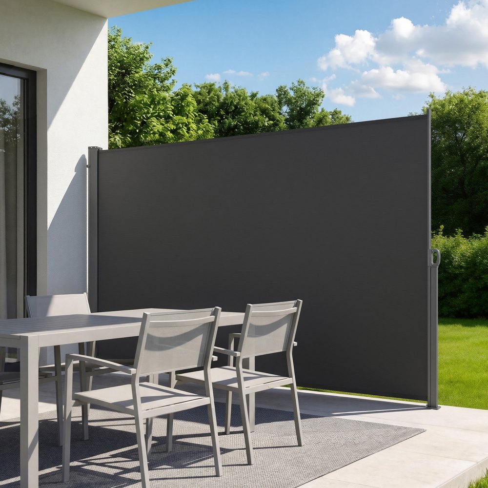 Πτυσσόμενη πλαϊνή τέντα VEVOR, 180 x 300 cm πτυσσόμενη πλαϊνή τέντα βεράντας με ύφασμα πολυεστέρα 180 g/m², αδιάβροχη τέντα προστασίας προσωπικών δεδομένων εξωτερικού χώρου για κήπο, μπαλκόνι, πισίνες, βεράντα, γκρι Πτυσσόμενη πλαϊνή τέντα VEVOR, 180 x 300 cm πτυσσόμενη πλαϊνή τέντα βεράντας με ύφασμα πολυεστέρα 180 g/m², αδιάβροχη τέντα προστασίας προσωπικών δεδομένων εξωτερικού χώρου για κήπο, μπαλκόνι, πισίνες, βεράντα, γκρι