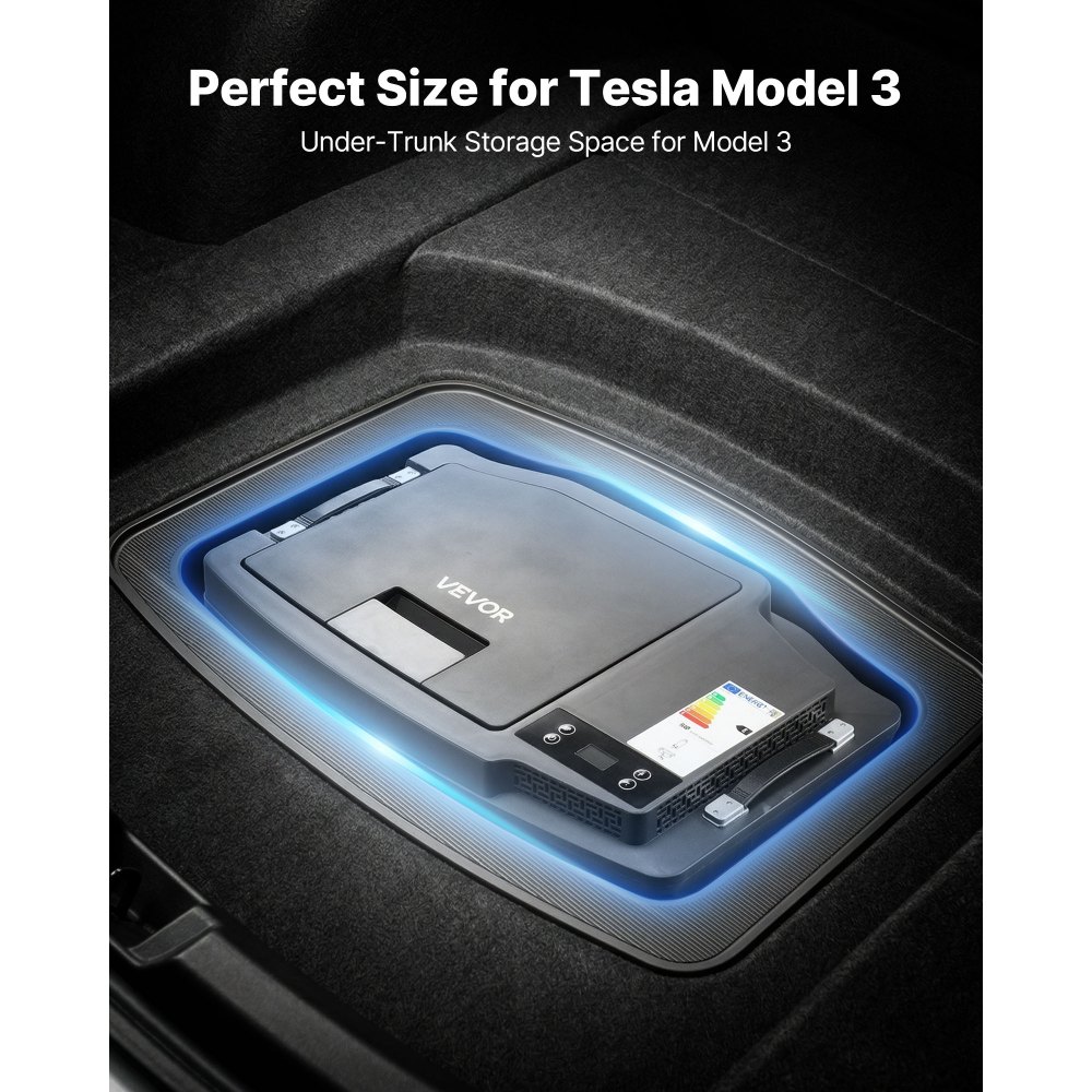 Ψυγείο VEVOR 12 Volt, Ψυγείο αυτοκινήτου 21,1 QT/ 20L για Tesla Model 3, Φορητός ηλεκτρικός συμπιεστής κατάψυξης με έλεγχο APP, 12V/24V DC, -16℃ έως 10℃ Ψυγείο VEVOR 12 Volt, Ψυγείο αυτοκινήτου 21,1 QT/ 20L για Tesla Model 3, Φορητός ηλεκτρικός συμπιεστής κατάψυξης με έλεγχο APP, 12V/24V DC, -16℃ έως 10℃