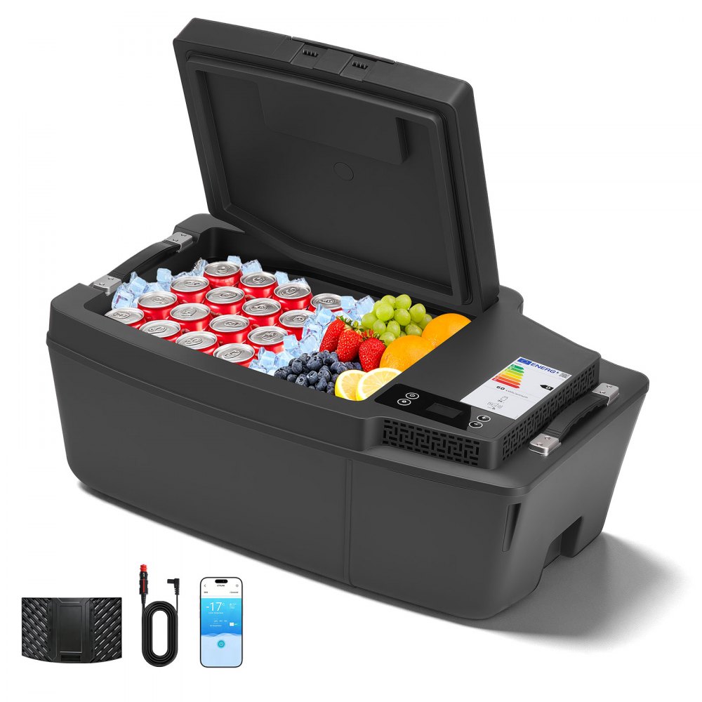 Ψυγείο VEVOR 12 Volt, Ψυγείο αυτοκινήτου 21,1 QT/ 20L για Tesla Model 3, Φορητός ηλεκτρικός συμπιεστής κατάψυξης με έλεγχο APP, 12V/24V DC, -16℃ έως 10℃ Ψυγείο VEVOR 12 Volt, Ψυγείο αυτοκινήτου 21,1 QT/ 20L για Tesla Model 3, Φορητός ηλεκτρικός συμπιεστής κατάψυξης με έλεγχο APP, 12V/24V DC, -16℃ έως 10℃
