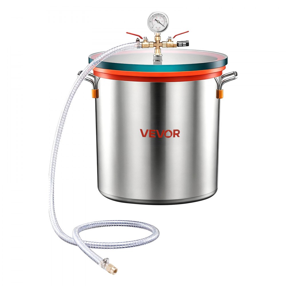 Θάλαμος κενού VEVOR 34,1 L, από ανοξείδωτο ατσάλι, θάλαμος απαέρωσης κενού με καπάκι από σκληρυμένο γυαλί, εύκαμπτος σωλήνας, φίλτρο αέρα, ιδανικός για χύτευση ρητίνης, σταθεροποίηση ξύλου, απαέρωση σιλικόνης, εποξειδικές ρητίνες, αιθέρια έλαια Θάλαμος κενού VEVOR 34,1 L, από ανοξείδωτο ατσάλι, θάλαμος απαέρωσης κενού με καπάκι από σκληρυμένο γυαλί, εύκαμπτος σωλήνας, φίλτρο αέρα, ιδανικός για χύτευση ρητίνης, σταθεροποίηση ξύλου, απαέρωση σιλικόνης, εποξειδικές ρητίνες, αιθέρια έλαια