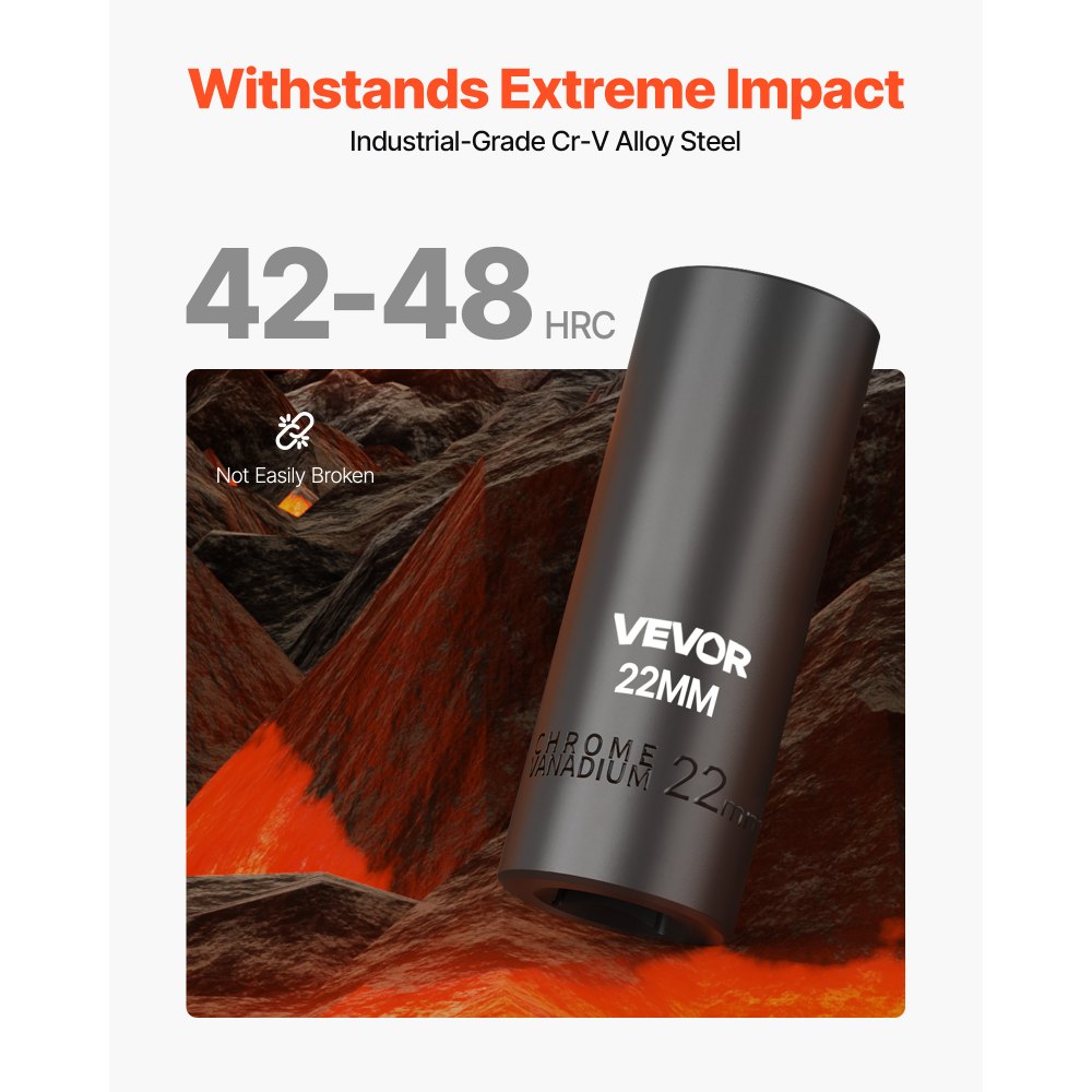 Σετ καρυδάκια VEVOR Impact, με κίνηση 3/8", σετ καρυδάκια 48 τεμαχίων, καρυδάκια 6 σημείων, SAE 5/16"-3/4" και μετρικά 8-19 mm, 21-22 mm, εύκολα αναγνωρίσιμα, κράμα χάλυβα Cr-V, ράβδος επέκτασης, προσαρμογέας και κλουβί αποθήκευσης Σετ καρυδάκια VEVOR Impact, με κίνηση 3/8", σετ καρυδάκια 48 τεμαχίων, καρυδάκια 6 σημείων, SAE 5/16"-3/4" και μετρικά 8-19 mm, 21-22 mm, εύκολα αναγνωρίσιμα, κράμα χάλυβα Cr-V, ράβδος επέκτασης, προσαρμογέας και κλουβί αποθήκευσης
