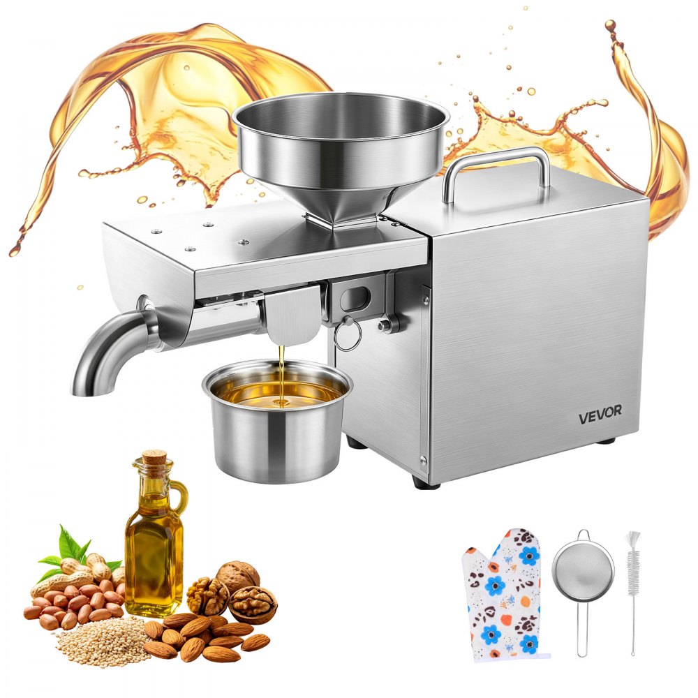 Μηχανή ελαιοτριβείου VEVOR, χωρητικότητας 3,75 kg/H, μηχανή εξαγωγής λαδιού 700W, αυτόματη ηλεκτρική μηχανή λαδιού για οικιακή χρήση, σταθερή θερμή συμπίεση 230℃ για φιστίκια, σουσάμι, σόγια, αμύγδαλα Μηχανή ελαιοτριβείου VEVOR, χωρητικότητας 3,75 kg/H, μηχανή εξαγωγής λαδιού 700W, αυτόματη ηλεκτρική μηχανή λαδιού για οικιακή χρήση, σταθερή θερμή συμπίεση 230℃ για φιστίκια, σουσάμι, σόγια, αμύγδαλα