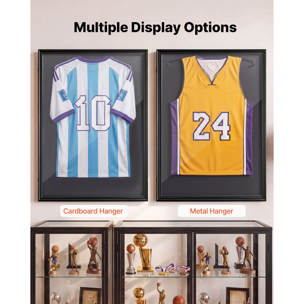 Βιτρίνα βιτρίνας VEVOR Jersey Frame, 92,5 x 71,8 x 4 cm, Ξύλινο κουτί σκιών για αθλητική φανέλα με προστασία 98% UV από την υπεριώδη ακτινοβολία, με μαγνητική κλειδαριά για μπλούζα μπέιζμπολ, μπάσκετ, ποδοσφαίρου, χόκεϊ, στολή Βιτρίνα βιτρίνας VEVOR Jersey Frame, 92,5 x 71,8 x 4 cm, Ξύλινο κουτί σκιών για αθλητική φανέλα με προστασία 98% UV από την υπεριώδη ακτινοβολία, με μαγνητική κλειδαριά για μπλούζα μπέιζμπολ, μπάσκετ, ποδοσφαίρου, χόκεϊ, στολή