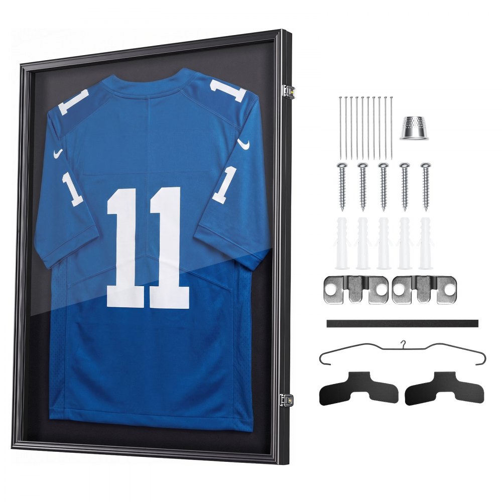 Βιτρίνα βιτρίνας VEVOR Jersey Frame, 92,5 x 71,8 x 4 cm, Ξύλινο κουτί σκιών για αθλητική φανέλα με προστασία 98% UV από την υπεριώδη ακτινοβολία, με μαγνητική κλειδαριά για μπλούζα μπέιζμπολ, μπάσκετ, ποδοσφαίρου, χόκεϊ, στολή Βιτρίνα βιτρίνας VEVOR Jersey Frame, 92,5 x 71,8 x 4 cm, Ξύλινο κουτί σκιών για αθλητική φανέλα με προστασία 98% UV από την υπεριώδη ακτινοβολία, με μαγνητική κλειδαριά για μπλούζα μπέιζμπολ, μπάσκετ, ποδοσφαίρου, χόκεϊ, στολή