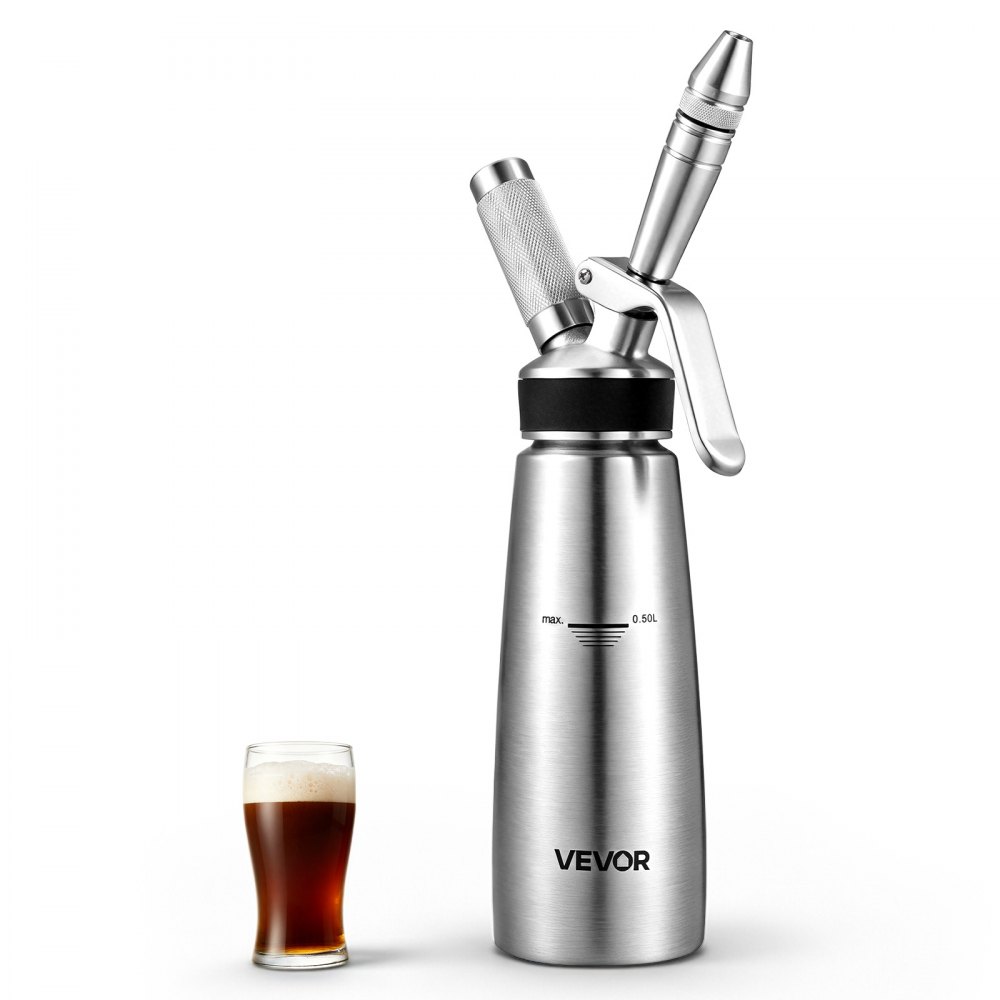 Καφετιέρα VEVOR Nitro Cold Brew Σύστημα Διανομέα Αζώτου 0,5L, Βαρέλι Καφέ για Οικιακή Παρασκευή, Φορητός Εγχυτήρας Αζώτου με Διανομέα και Βαλβίδα Εκτόνωσης Πίεσης, Δώρο για τους Λάτρεις του Καφέ Καφετιέρα VEVOR Nitro Cold Brew Σύστημα Διανομέα Αζώτου 0,5L, Βαρέλι Καφέ για Οικιακή Παρασκευή, Φορητός Εγχυτήρας Αζώτου με Διανομέα και Βαλβίδα Εκτόνωσης Πίεσης, Δώρο για τους Λάτρεις του Καφέ