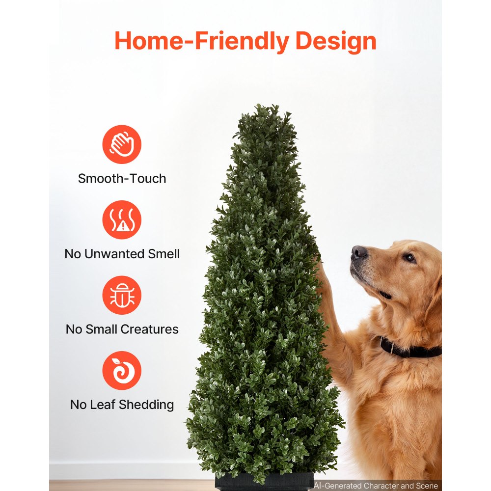 Τεχνητό φυτό VEVOR Boxwood Topiary 1000 mm Σετ 2 τεμαχίων με ανθεκτική γλάστρα, ψεύτικα δέντρα PE υψηλής ποιότητας, ψεύτικο πράσινο φυτό εσωτερικού και εξωτερικού χώρου όλο το χρόνο για μπροστινή πόρτα, είσοδο, βεράντα, μπαλκόνι, αίθριο, κήπο Τεχνητό φυτό VEVOR Boxwood Topiary 1000 mm Σετ 2 τεμαχίων με ανθεκτική γλάστρα, ψεύτικα δέντρα PE υψηλής ποιότητας, ψεύτικο πράσινο φυτό εσωτερικού και εξωτερικού χώρου όλο το χρόνο για μπροστινή πόρτα, είσοδο, βεράντα, μπαλκόνι, αίθριο, κήπο