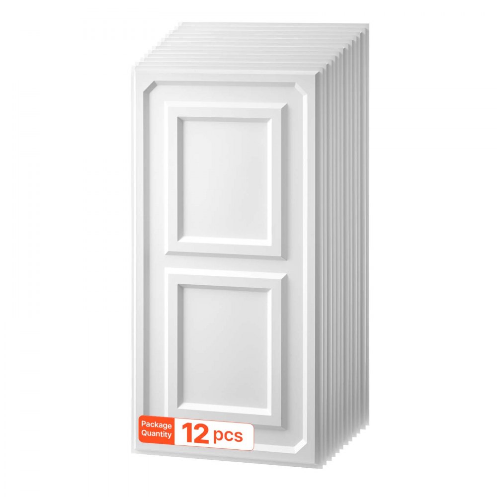 Πλακάκια οροφής PVC VEVOR 605x1215mm, 12 τεμάχια, λευκά, τρισδιάστατα ανάγλυφα πάνελ, λείο φύλλο PVC για πλέγμα πτώσης, ανθεκτικό στις κρούσεις, βαφόμενη επιφάνεια, εύκολο κόψιμο, μοντέρνο διακοσμητικό στυλ για το σπίτι, τον χώρο γραφείου Πλακάκια οροφής PVC VEVOR 605x1215mm, 12 τεμάχια, λευκά, τρισδιάστατα ανάγλυφα πάνελ, λείο φύλλο PVC για πλέγμα πτώσης, ανθεκτικό στις κρούσεις, βαφόμενη επιφάνεια, εύκολο κόψιμο, μοντέρνο διακοσμητικό στυλ για το σπίτι, τον χώρο γραφείου
