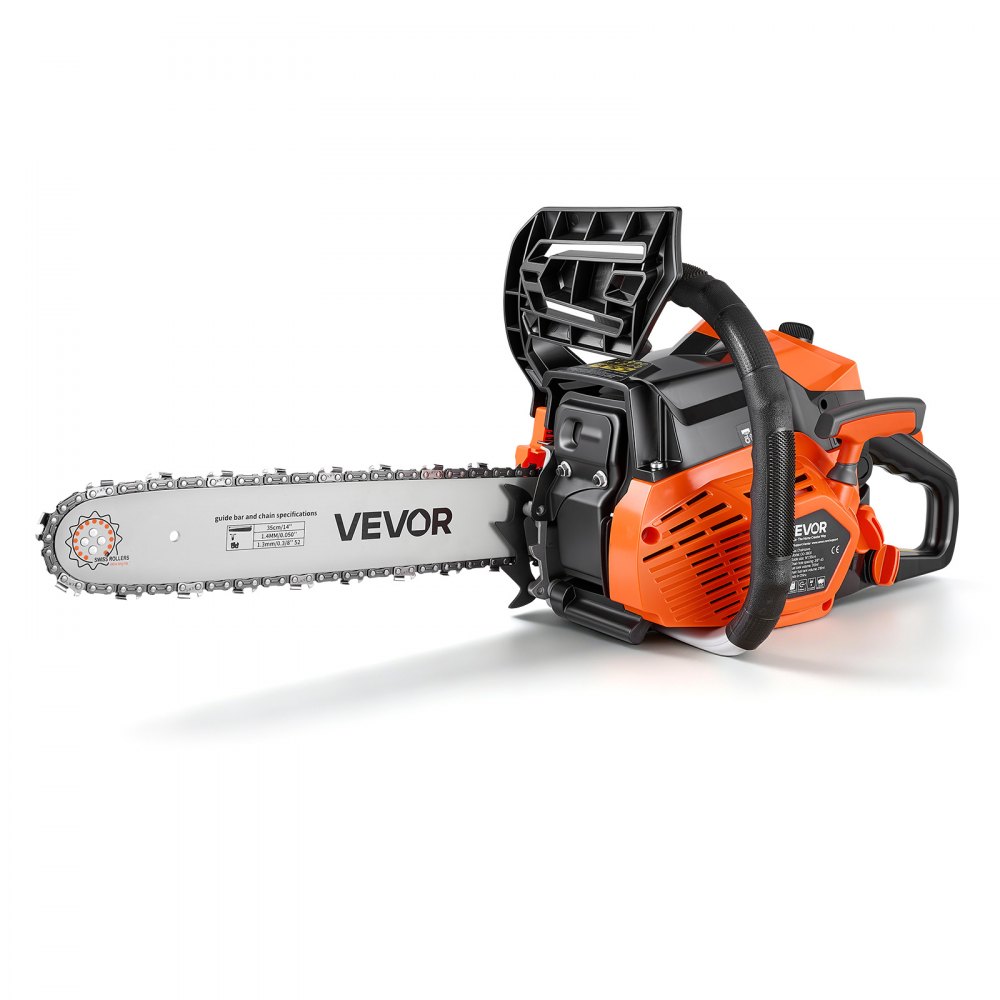 Αλυσοπρίονο βενζίνης VEVOR 355,6 mm 40CC 1,15kW 2-χρονο αλυσοπρίονο, για κοπή ξύλου, κλάδεμα δέντρων και καθαρισμό γης, τσοκ με συγχρονισμένο γκάζι, ηλεκτρικό αλυσοπρίονο με αντιολισθητική λαβή και διπλά ρεζερβουάρ Αλυσοπρίονο βενζίνης VEVOR 355,6 mm 40CC 1,15kW 2-χρονο αλυσοπρίονο, για κοπή ξύλου, κλάδεμα δέντρων και καθαρισμό γης, τσοκ με συγχρονισμένο γκάζι, ηλεκτρικό αλυσοπρίονο με αντιολισθητική λαβή και διπλά ρεζερβουάρ