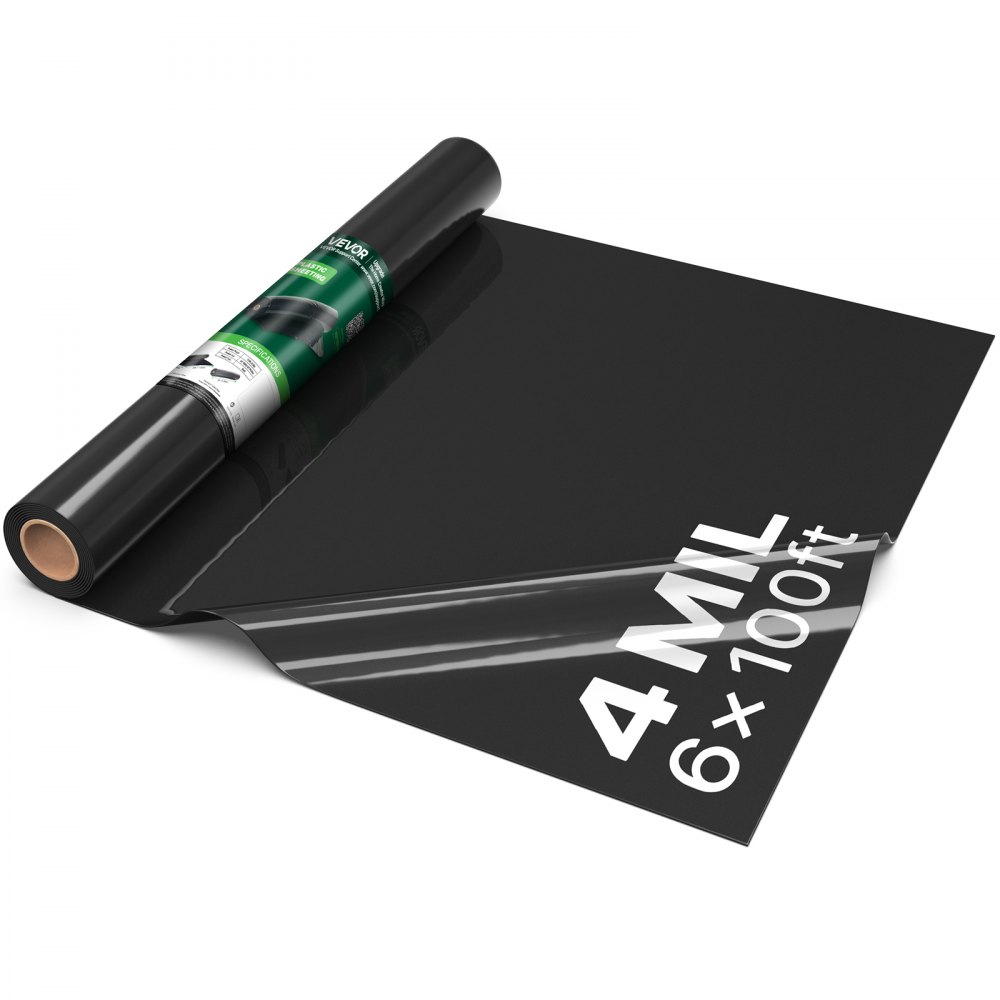 VEVOR Πλαστικό Φύλλο 0,1 mm 1,83 x 30,48 m Μαύρο Πολυαιθυλένιο Βαρέως Τύπου, Χοντρό Πλαστικό Ρολό για Κήπο, Μουσαμάς Βαφής με Υφασμάτινο Πλέγμα, Κάλυμμα Πολυαιθυλενίου για Χώρο Έρπυσης, Φράγμα Υδατοδιαλυτών, Έλεγχος Ζιζανίων VEVOR Πλαστικό Φύλλο 0,1 mm 1,83 x 30,48 m Μαύρο Πολυαιθυλένιο Βαρέως Τύπου, Χοντρό Πλαστικό Ρολό για Κήπο, Μουσαμάς Βαφής με Υφασμάτινο Πλέγμα, Κάλυμμα Πολυαιθυλενίου για Χώρο Έρπυσης, Φράγμα Υδατοδιαλυτών, Έλεγχος Ζιζανίων