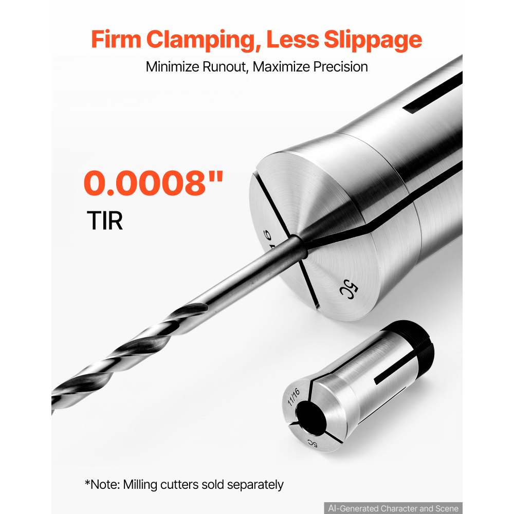 Σετ κόλετ VEVOR 5C Σετ τσοκ ακριβείας 1/8"-1" 15 τεμαχίων στρογγυλών κόλετ 5C, για φρέζες, πρέσες τρυπανιών, εργαλείο τσοκ τόρνου υψηλής συγκέντρωσης TIR 0,0008" με θήκη αποθήκευσης, σκληρυμένο και τροχισμένο Σετ κόλετ VEVOR 5C Σετ τσοκ ακριβείας 1/8"-1" 15 τεμαχίων στρογγυλών κόλετ 5C, για φρέζες, πρέσες τρυπανιών, εργαλείο τσοκ τόρνου υψηλής συγκέντρωσης TIR 0,0008" με θήκη αποθήκευσης, σκληρυμένο και τροχισμένο
