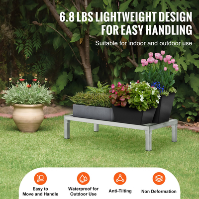 Βάση Dunnage αλουμινίου VEVOR Stationary Dunnage Rack 36” x 20” x 8” ράφι αποθήκευσης