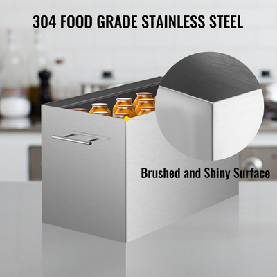 Κονσερβοποιία VEVOR για λουτρό νερού, 15 τεταρτημόριο, δοχεία με βραστό νερό με 2 ράφια κονσερβοποίησης, μεγάλη κατσαρόλα από ανοξείδωτο ατσάλι 304, κονσέρβα με επίπεδο πυθμένα, χωράει βάζα 15 τεταριών