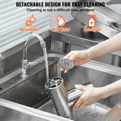 VEVOR Εμπορική Ηλεκτρική Κρεατομηχανή 5 λίβρες/λεπτό Συσκευασία λουκάνικων Κουζίνα