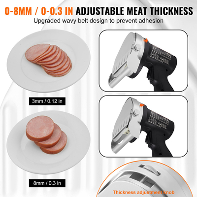 VEVOR Ηλεκτρικό Μαχαίρι Shawarma Ασύρματο Τουρκικό Ντόνερ Κεμπάπ Κόπτης Κρέατος 2 Λεπίδες