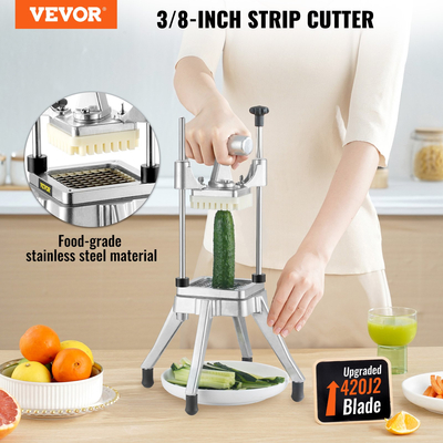 VEVOR 3/8&quot; Εμπορικός τεμαχιστής λαχανικών Fruit Dicer Food Shaper Tomato Slicer