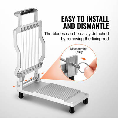 Τυροκόφτης VEVOR με σύρμα Τυροκόφτης βουτύρου 0,39&quot; &amp; 0,78&quot; Τυροκόφτης