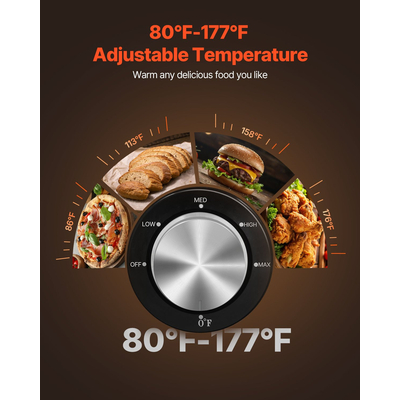 VEVOR Hot Box Food Warmer 16-Tier Concession Θερμαντικό ντουλάπι με δίσκο νερού