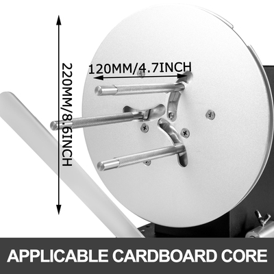 VEVOR Επανατύλιξη ετικετών 120 χιλιοστά Μηχανή επανατύλιξης ετικετών πλάτους Μηχανή επανατύλιξης διπλής κατεύθυνσης 220 χιλιοστών Μέγ. Συγχρονισμός διαμέτρου με εκτυπωτές για βιομηχανίες