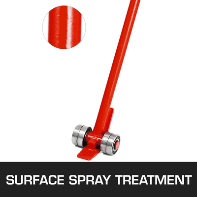 Βαρέων καθηκόντων φραγμός μοχλών χάλυβα ικανότητας φραγμός μοχλών βαρέων καθηκόντων με ρόδες με τη λαβή μήκους 5Λεπτομέρειες: