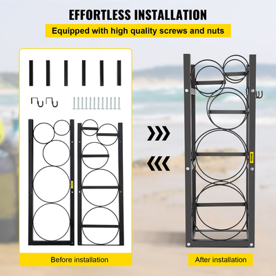 Ράφι δεξαμενής ψυκτικού VEVOR Ράφι κυλίνδρου ρεζερβουάρ με 2-30 λίβρες και 3 μικρά μπουκάλια