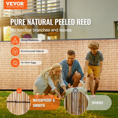 VEVOR Reed Fence Backyard Landscaping Privacy Blind Fence Screen 9,8&#039; x 3,3&#039;