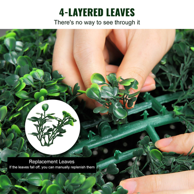 VEVOR Artificial Topiaries Πυξάρι, 20&quot; ψηλό (2 τεμάχια), φυτό ψεύτικο τοπίαρι σε σχήμα μπάλας, διακοσμητικές μπάλες πράσινων φυτών Feaux για όλο το χρόνο για αυλή, μπαλκόνι, κήπο, διακόσμηση γάμου και σπιτιού