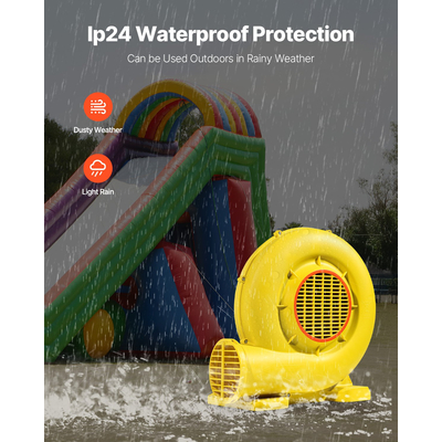 VEVOR Inflatable Bounce House Blower 0.8&amp;1HP 750W για Commercial Bounce House