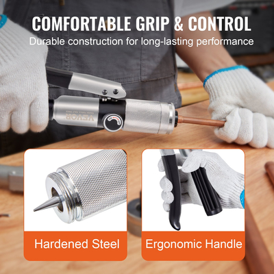 VEVOR Hydraulic Tube Expander, 3/8&quot; έως 1-1/8&quot; OD, HAVC Hydraulic Swaging Tool με 7 κεφαλές διαστολής σωλήνων, εργαλείο αφαίρεσης γρεζιών, κόφτης σωλήνων για σωλήνες από μαλακό χάλυβα από ορείχαλκο χαλκού