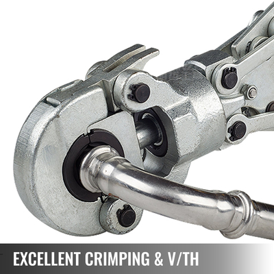 VEVOR 6T Hydraulic Crimping Tool V12-28mm TH16-32mm Πένσα πρέσας, Πένσα σύσφιξης σωλήνων σε σχήμα V/TH, Πένσα χειρός κεφαλής 360° με σιαγόνες PE-X Εργαλείο σύσφιξης για σύνθετους σωλήνες PEX PE-X PB