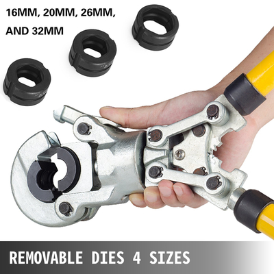 Πένσα πτύχωσης σωλήνων VEVOR Κιτ χεριού πρεσαρίσματος με 6 τεμάχια εργαλειοθήκη PEX ?16 - 32 mm για σύνθετους σωλήνες αλουμινίου Pex-Al-Pex