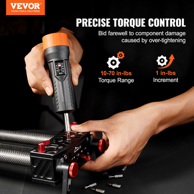 VEVOR Torque Screwdriver 1/4&quot; Εύρος 10-70 in/lb w/ 1 in-lb Παράθυρο προβολής