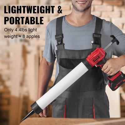 VEVOR 20V Cordless Electric Caulking Gun 20oz/600ml με 4 ρυθμιζόμενες ταχύτητες