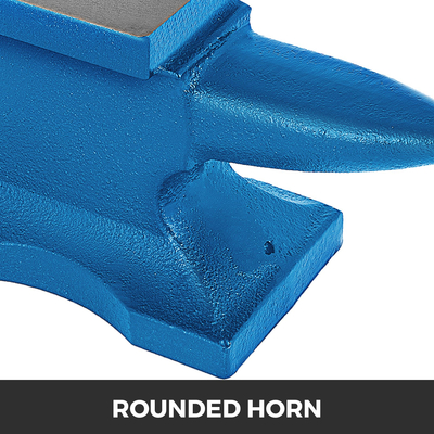 VEVOR Single Horn Anvil 25Lbs/11Kg Χυτοσίδηρος σιδηρουργός αμόνι προς πώληση Εργαλεία και εξοπλισμός σφυρηλάτησης Anvil Rugged Round Horn Anvil Blacksmith Jewelers Metalsmith Blacksmith Tool