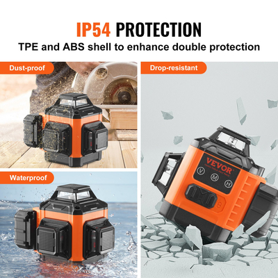 Πράσινη διαγώνια γραμμή επιπέδων λέιζερ 100που ισοπεδώνει την υψηλή μέτρηση ακρίβειας