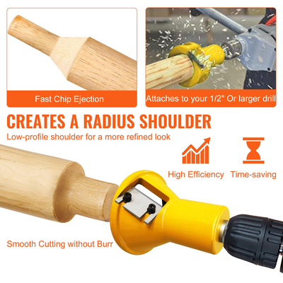 VEVOR Tenon Cutter, 1 \&quot;/25,4mm &amp; 2\&quot;/50,8mm, με διπλές ίσιες λεπίδες &amp; βίδες με κουμπιά Home Master Kit, Premium κόφτη επίπλων από αλουμίνιο &amp; ατσάλι, Εμπορικό εργαλείο για αρχάριους για το σπίτι DIY