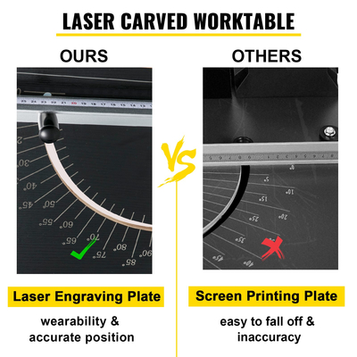 Μηχάνημα κοπής φελιζόλ VEVOR 42 cm Μέγ. Πάχος κοπής Αφρώδες κόφτη 134 cm Μέγ. Μήκος κοπής Hot Wire Foam Cutter 0-90° Styrofoam Cutter Έξι καλώδια θέρμανσης με βάση για αφρούς κοπής Pearl Cotton