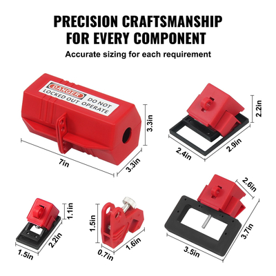 VEVOR Electrical Lockout Tagout Kit, 59 PCS Safety Lockout Σταθμός Tagout με λουκέτα, βύσματα, ετικέτες, δέσιμο, κλείδωμα βύσματος, κλείδωμα διακόπτη, κλείδωμα βαλβίδων, κλείδωμα καλωδίου, τσάντα κλειδώματος, κουτί