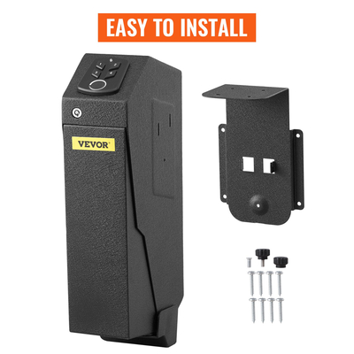 Χρηματοκιβώτιο VEVOR Δακτυλικά αποτυπώματα Pistol Gun Χρηματοκιβώτια Θήκη αποθήκευσης όπλου Θήκη όπλου Θήκη όπλου γρήγορης πρόσβασης Θησαυροφυλάκιο κλειδιού κλειδαριάς ασφαλείας