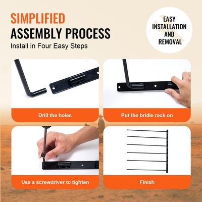 Βάση σέλας VEVOR Επίτοιχη βάση σέλας Six Tiers English &amp; Western Horse Saddle